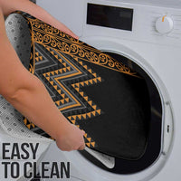 Gold Aotearoa Mangopare Kowhaiwhai Niho Taniwha Bathroom Set Maori New Zealand - Polynesian Pride