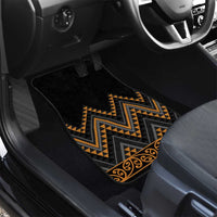 Gold Aotearoa Mangopare Kowhaiwhai and Niho Taniwha Car Mats Maori New Zealand