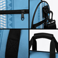 Fiji Day 1970 Duffle Bag For Fiji Ever Fiji Tapa Pattern Blue