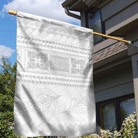 Samoa White Sunday Garden Flag Lotu Tamaiti Samoan Siapo Teuila Flowers