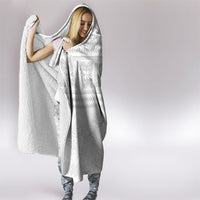 Samoa White Sunday Hooded Blanket Lotu Tamaiti Samoan Siapo Teuila Flowers