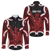 Whero Aotearoa Atua Tumatauenga Personalised Family Matching Short Sleeve Bodycon Dress and Hawaiian Shirt Maori God Of War Tiki With Taiaha