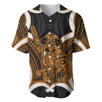 Karaka Aotearoa Atua Tumatauenga Personalised Baseball Jersey Maori God Of War Tiki With Taiaha
