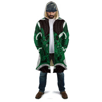 Kakariki Aotearoa Atua Tumatauenga Personalised Cloak Maori God Of War Tiki With Taiaha LT14 - Polynesian Pride