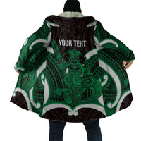 Kakariki Aotearoa Atua Tumatauenga Personalised Cloak Maori God Of War Tiki With Taiaha LT14 - Polynesian Pride