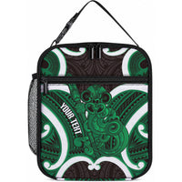 Kakariki Aotearoa Atua Tumatauenga Personalised Lunch Bag Maori God Of War Tiki With Taiaha
