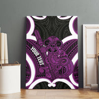 Waiporoporo Aotearoa Atua Tumatauenga Personalised Canvas Wall Art Maori God Of War Tiki With Taiaha LT14 - Polynesian Pride