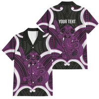 Waiporoporo Aotearoa Atua Tumatauenga Personalised Family Matching Mermaid Dress and Hawaiian Shirt Maori God Of War Tiki With Taiaha