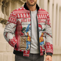 Hawaii Christmas Six Seven Bomber Puffer Jacket Mele Kalikimaka Funny Santa 67 Gen Alpha Slang - Polynesian Pride