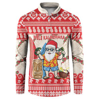 Hawaii Christmas Six Seven Button Sweatshirt Mele Kalikimaka Funny Santa 67 Gen Alpha Slang - Polynesian Pride