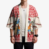 Hawaii Christmas Six Seven Kimono Mele Kalikimaka Funny Santa 67 Gen Alpha Slang - Polynesian Pride