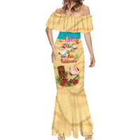 Aloha Hawaii Mele Kalikimaka Mermaid Dress Beachy Funny Santa Hawaiian Lei - Polynesian Pride