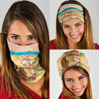 Aloha Hawaii Mele Kalikimaka Neck Gaiter Beachy Funny Santa Hawaiian Lei - Polynesian Pride
