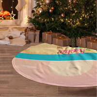 Aloha Hawaii Mele Kalikimaka Tree Skirt Beachy Funny Santa Hawaiian Lei - Polynesian Pride