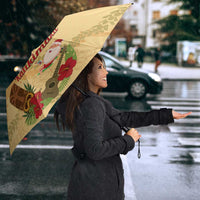 Aloha Hawaii Mele Kalikimaka Umbrella Beachy Funny Santa Hawaiian Lei - Polynesian Pride