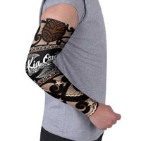 Kia Ora New Zealand Arm Sleeves Aotearoa Proud Maori Silver Fern - Polynesian Pride