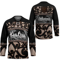 Kia Ora New Zealand Hockey Jersey Aotearoa Proud Maori Silver Fern - Polynesian Pride