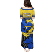 Nauru Independence Day Family Matching Puletasi Dress and Hawaiian Shirt Repubrikin Naoero Polynesian Pattern LT14 - Polynesian Pride