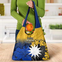 Nauru Independence Day Grocery Bag Repubrikin Naoero Polynesian Pattern