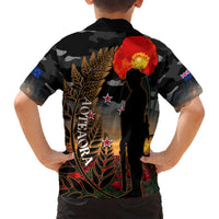 New Zealand ANZAC Day Hawaiian Shirt Lest We Forget Silver Fern With Camouflage LT14 - Polynesian Pride