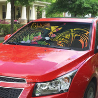 Hawaii Iwa Bird Auto Sun Shade Great Frigatebird Kanaka Tropical Hippie Style - Polynesian Pride
