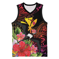 Hawaii Iwa Bird Basketball Jersey Great Frigatebird Kanaka Tropical Hippie Style - Polynesian Pride
