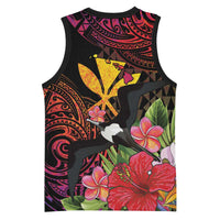 Hawaii Iwa Bird Basketball Jersey Great Frigatebird Kanaka Tropical Hippie Style - Polynesian Pride