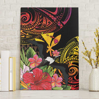 Hawaii Iwa Bird Canvas Wall Art Great Frigatebird Kanaka Tropical Hippie Style - Polynesian Pride