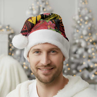 Hawaii Iwa Bird Christmas Santa Hat Great Frigatebird Kanaka Tropical Hippie Style - Polynesian Pride