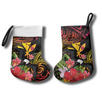 Hawaii Iwa Bird Christmas Stocking Great Frigatebird Kanaka Tropical Hippie Style - Polynesian Pride