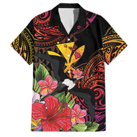 Hawaii Iwa Bird Family Matching Mermaid Dress and Hawaiian Shirt Great Frigatebird Kanaka Tropical Hippie Style - Polynesian Pride