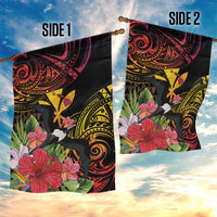 Hawaii Iwa Bird Garden Flag Great Frigatebird Kanaka Tropical Hippie Style - Polynesian Pride