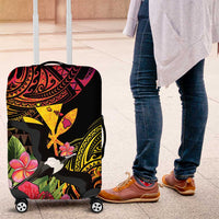 Hawaii Iwa Bird Luggage Cover Great Frigatebird Kanaka Tropical Hippie Style - Polynesian Pride