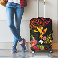 Hawaii Iwa Bird Luggage Cover Great Frigatebird Kanaka Tropical Hippie Style - Polynesian Pride