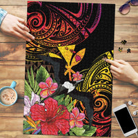 Hawaii Iwa Bird Puzzle Great Frigatebird Kanaka Tropical Hippie Style - Polynesian Pride