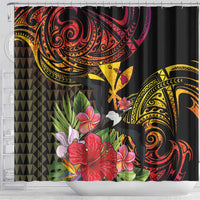 Hawaii Iwa Bird Shower Curtain Great Frigatebird Kanaka Tropical Hippie Style LT14 - Polynesian Pride