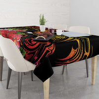 Hawaii Iwa Bird Tablecloth Great Frigatebird Kanaka Tropical Hippie Style - Polynesian Pride