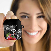 Hawaii Iwa Bird AirPods Case Great Frigatebird Kanaka Tropical Flowers LT14 - Polynesian Pride