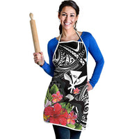 Hawaii Iwa Bird Apron Great Frigatebird Kanaka Tropical Flowers - Polynesian Pride