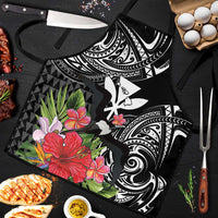 Hawaii Iwa Bird Apron Great Frigatebird Kanaka Tropical Flowers - Polynesian Pride