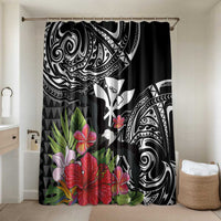 Hawaii Iwa Bird Bathroom Set Great Frigatebird Kanaka Tropical Flowers - Polynesian Pride