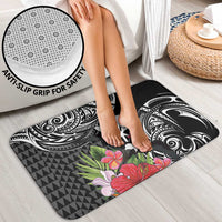 Hawaii Iwa Bird Bathroom Set Great Frigatebird Kanaka Tropical Flowers - Polynesian Pride