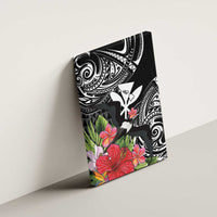 Hawaii Iwa Bird Canvas Wall Art Great Frigatebird Kanaka Tropical Flowers - Polynesian Pride