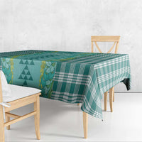 Teal Palaka Hawaii Iwa Bird Tablecloth Hawaiian Kakau Jade Vine Lei LT14 - Polynesian Pride