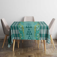 Teal Palaka Hawaii Iwa Bird Tablecloth Hawaiian Kakau Jade Vine Lei LT14 - Polynesian Pride