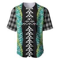 Black Palaka Hawaii Iwa Bird Baseball Jersey Hawaiian Kakau Jade Vine Lei - Polynesian Pride