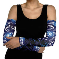Matariki New Zealand Arm Sleeves NZ Niho Taniwha Maori New Year Blue Galaxy