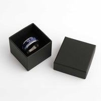Matariki New Zealand Classic Ring NZ Niho Taniwha Maori New Year Blue Galaxy LT14 - Polynesian Pride