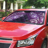 Matariki New Zealand Auto Sun Shade NZ Niho Taniwha Maori New Year Purple Galaxy LT14 - Polynesian Pride