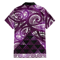 Matariki New Zealand Hawaiian Shirt NZ Niho Taniwha Maori New Year Purple Galaxy LT14 - Polynesian Pride